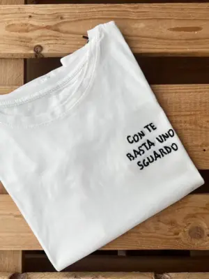 T-Shirt Con Te Basta Uno Sguardo
